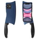 For iPhone 11 Simulated Kitchen Knife TPU + PC Phone Case(Blue) - 1