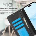 For iPhone 16 Pro Max 2 in 1 Detachable Phone Leather Case(Black) - 3