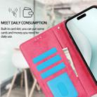 For iPhone 16 Plus 2 in 1 Detachable Phone Leather Case(Pink) - 3