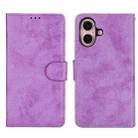 For iPhone 16 Plus 2 in 1 Detachable Phone Leather Case(Purple) - 2