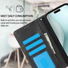 For iPhone 16 Plus 2 in 1 Detachable Phone Leather Case(Black) - 3