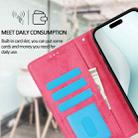 For iPhone 16 2 in 1 Detachable Phone Leather Case(Pink) - 3