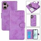 For iPhone 16 2 in 1 Detachable Phone Leather Case(Purple) - 1