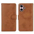 For iPhone 16 2 in 1 Detachable Phone Leather Case(Brown) - 2