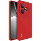 For Realme GT 6 5G Global imak UC-4 Series Straight Edge TPU Phone Case(Red) - 1