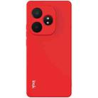 For Realme GT 6 5G Global imak UC-4 Series Straight Edge TPU Phone Case(Red) - 2