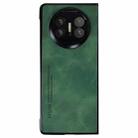 For Huawei Mate X5 i.Crystal Lambskin Folding Phone Case(Green) - 1