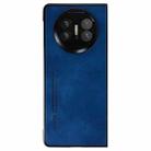For Huawei Mate X5 i.Crystal Lambskin Folding Phone Case(Blue) - 1
