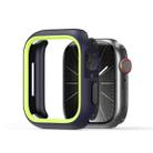 For Apple Watch 4 / 5 / 6 / SE 44mm DUX DUCIS Bamo Series Hollow PC + TPU Watch Protective Case(Midnight Blue+Green) - 1