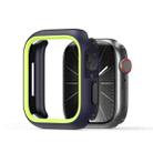 For Apple Watch 9 / 8 / 7 41mm DUX DUCIS Bamo Series Hollow PC + TPU Watch Protective Case(Midnight Blue+Green) - 1