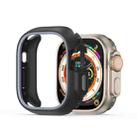 For Apple Watch Ultra 2 49mm / Ultra 49mm DUX DUCIS Bamo Series Hollow PC + TPU Watch Protective Case(Black+Grey) - 1