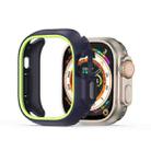 For Apple Watch Ultra 2 49mm / Ultra 49mm DUX DUCIS Bamo Series Hollow PC + TPU Watch Protective Case(Midnight Blue+Green) - 1