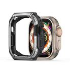 For Apple Watch Ultra 2 49mm / Ultra 49mm DUX DUCIS Tamo Series Hollow PC + TPU Watch Protective Case(Transparent Black) - 1