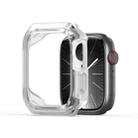 For Apple Watch 9 / 8 / 7 41mm DUX DUCIS Tamo Series Hollow PC + TPU Watch Protective Case(Transparent White) - 1