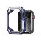 For Apple Watch 4 / 5 / 6 / SE 44mm DUX DUCIS Tamo Series Hollow PC + TPU Watch Protective Case(Transparent Blue) - 1