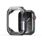 For Apple Watch 4 / 5 / 6 / SE 44mm DUX DUCIS Tamo Series Hollow PC + TPU Watch Protective Case(Transparent Midnight) - 1