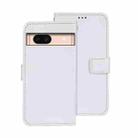 For Google Pixel 8a idewei Crazy Horse Texture Leather Phone Case(White) - 1