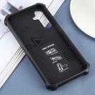 For Samsung Galaxy A36 5G Armor Shockproof TPU + PC Magnetic Phone Case with Holder(Black) - 3