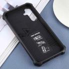 For Samsung Galaxy A36 5G Armor Shockproof TPU + PC Magnetic Phone Case with Holder(Red) - 3