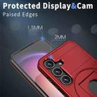 For Samsung Galaxy S24+ 5G Armor MagSafe Ring Holder Phone Case(Red) - 3
