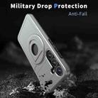 For Samsung Galaxy S24+ 5G Armor MagSafe Ring Holder Phone Case(Titanium Grey) - 2