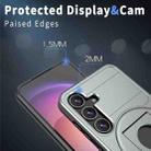 For Samsung Galaxy S24+ 5G Armor MagSafe Ring Holder Phone Case(Titanium Grey) - 3