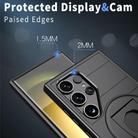 For Samsung Galaxy S25 Ultra 5G Armor MagSafe Ring Holder Phone Case(Black) - 3