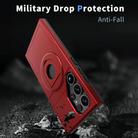 For Samsung Galaxy S25 Ultra 5G Armor MagSafe Ring Holder Phone Case(Red) - 2