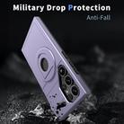 For Samsung Galaxy S25 Ultra 5G Armor MagSafe Ring Holder Phone Case(Puple) - 2