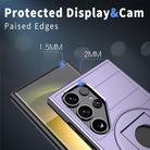 For Samsung Galaxy S25 Ultra 5G Armor MagSafe Ring Holder Phone Case(Puple) - 3