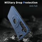 For Samsung Galaxy S25+ 5G Armor MagSafe Ring Holder Phone Case(Blue) - 2