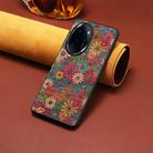 For Honor 100 Pro Four Seasons Flower Language Series TPU Phone Case(Spring Green) - 2