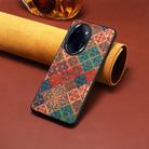 For Honor 100 Pro Four Seasons Flower Language Series TPU Phone Case(Winter Blue) - 2