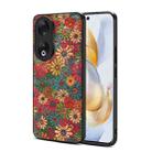 For Honor 90 Four Seasons Flower Language Series TPU Phone Case(Spring Green) - 1