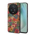 For Honor Magic5 Pro Four Seasons Flower Language Series TPU Phone Case(Spring Green) - 1