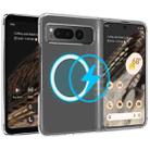 For Google Pixel Fold Scratchproof PC Transparent MagSafe Phone Case - 3