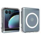 For Motorola Razr 40 Ultra Scratchproof PC Transparent MagSafe Phone Case - 3