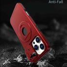 For iPhone 16 Pro Max Camshield MagSafe Ring Holder Armor Phone Case(Red) - 2