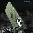 For iPhone 16 Plus Camshield MagSafe Ring Holder Armor Phone Case(Olive Green) - 2