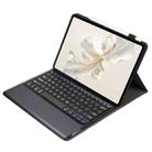 For Honor Pad 9 AH19 TPU Ultra-thin Detachable Bluetooth Keyboard Tablet Leather Case(Black) - 3