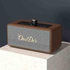 Oneder D3 Retro Leather Casing 30W Dual Units Wireless Bluetooth Speaker(Brown) - 1