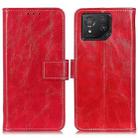 For Asus ROG Phone 8 Retro Crazy Horse Texture Leather Phone Case(Red) - 1