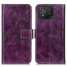 For Asus ROG Phone 8 Retro Crazy Horse Texture Leather Phone Case(Purple) - 1