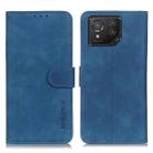 For Asus ROG Phone 8 KHAZNEH Retro Texture Flip Leather Phone Case(Blue) - 1