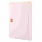 For Honor Pad 9 Tri-fold Silicone Leather Tablet Case(Pink) - 3