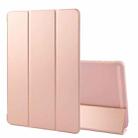 For Honor Pad 9 Tri-fold Silicone Leather Tablet Case(Rose Gold) - 1
