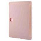 For Honor Pad 9 Tri-fold Silicone Leather Tablet Case(Rose Gold) - 3