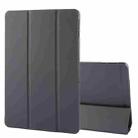 For Honor Pad 9 Tri-fold Silicone Leather Tablet Case(Black) - 1