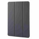 For Honor Pad 9 Tri-fold Silicone Leather Tablet Case(Black) - 2