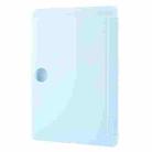 For Honor Pad 9 Tri-fold Silicone Leather Tablet Case(Ice Blue) - 3